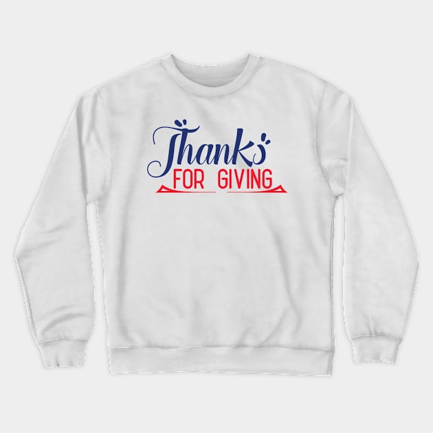 Thaks For Giving Crewneck Sweatshirt by Usea Studio